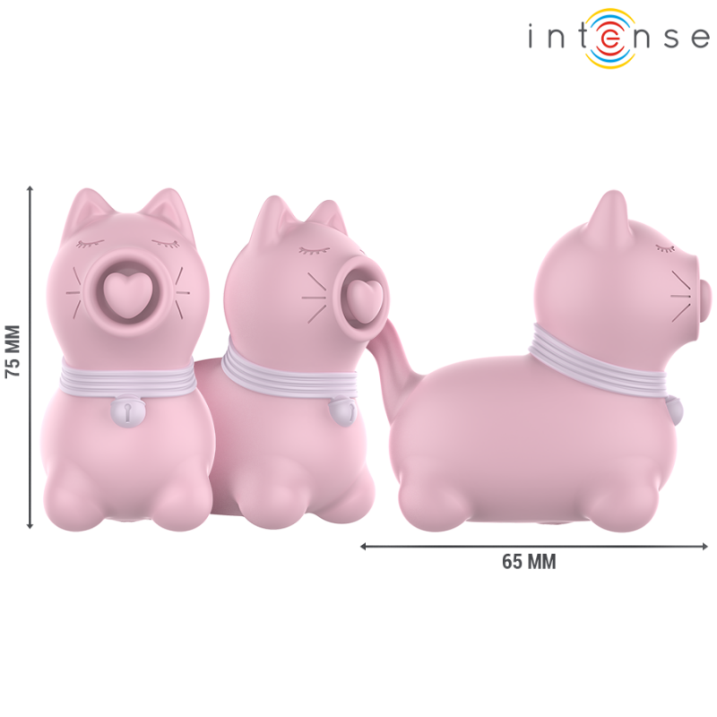 INTENSE ESTIMULADOR PUPP LENGUA PULSACIaN PARA CLaTORIS ROSA