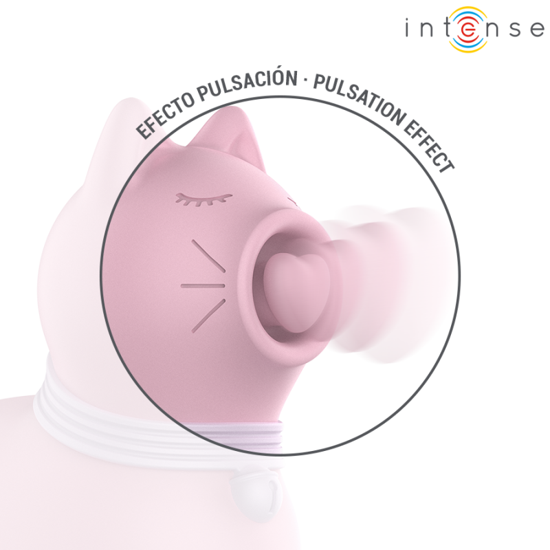 INTENSE ESTIMULADOR PUPP LENGUA PULSACIaN PARA CLaTORIS ROSA