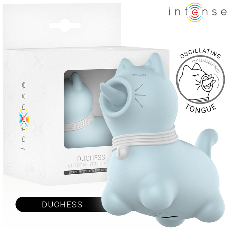 INTENSE ESTIMULADOR PUPPY LENGUA ROTADORA 360aº PARA CLaTORIS AZUL