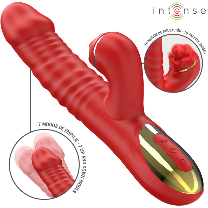 INTENSE THALIA VIBRACIaN EMPUJE ESTIMULACIaN ROJO
