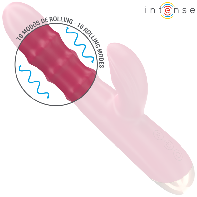 INTENSE CHLOE VIBRADOR MULTIFUNCIaN 3 EN 1 ROJO