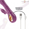 INTENSE HALLE VIBRADOR MULTIFUNCIaN CON LENGUA ESTIMULADORA EN FORMA DE DELFaN MORADO
