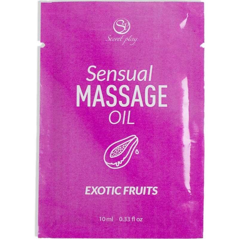SECRETPLAY MONODOSIS ACEITE DE MASAJE FRUTAS EXaTICAS 10 ML