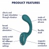SATISFYER G FOR FODDES 2 VIBRADOR RABBIT VERDE