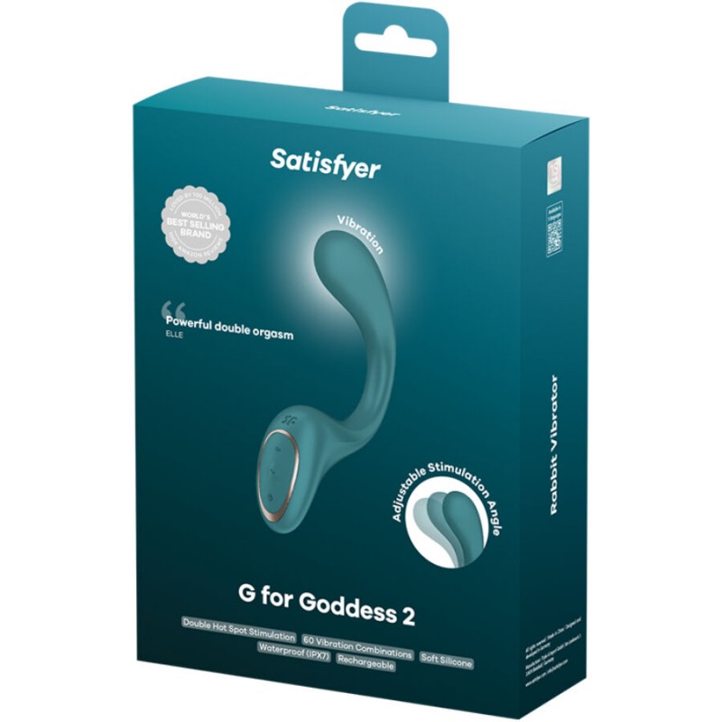 SATISFYER G FOR FODDES 2 VIBRADOR RABBIT VERDE