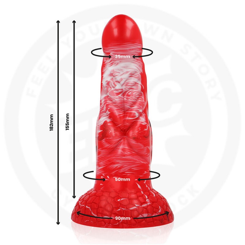 EPIC AGNIS DILDO FUEGO CARMESa