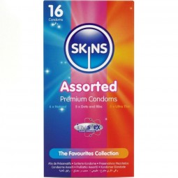 SKINS SURTIDO PRESERVATIVOS PREMIUM PACK 16