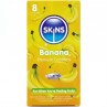 SKINS PRESERVATIVOS PREMIUM SABOR PLaTANO PACK 8