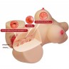 CRAZY BULL EMMA TORSO FEMENINO REALISTA VAGINA Y ANAL 48 KG