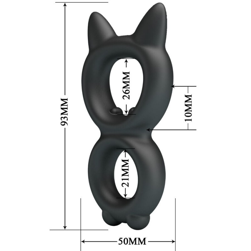 CRAZY BULL TORAN ANILLO DOBLE SILICONA MODELO 20