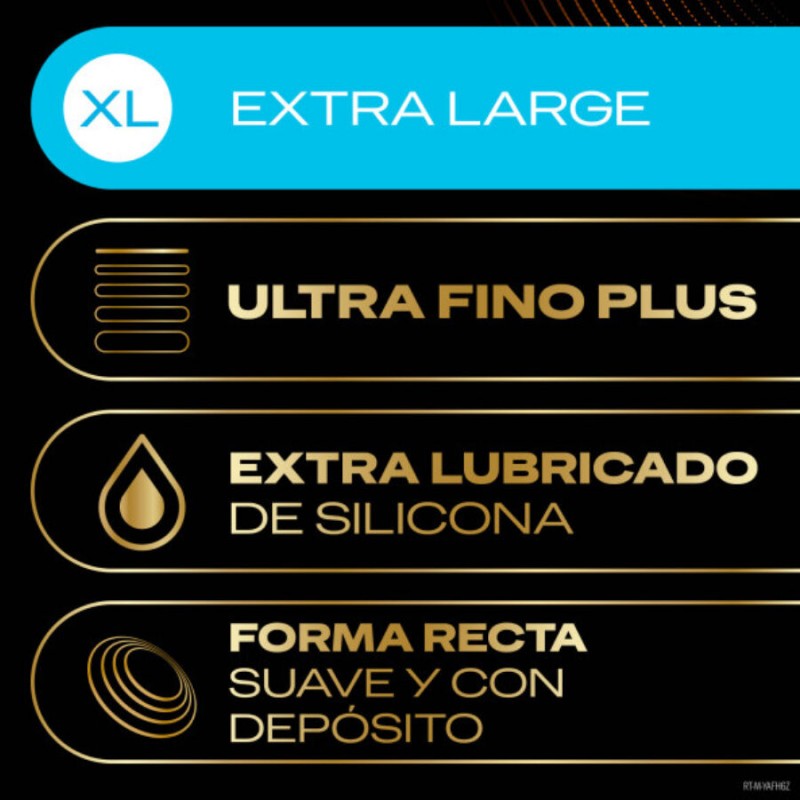 DUREX CONEXIaN TOTAL XL ULTRA FINO PLUS SIN LaTEX 10 UNIDADES