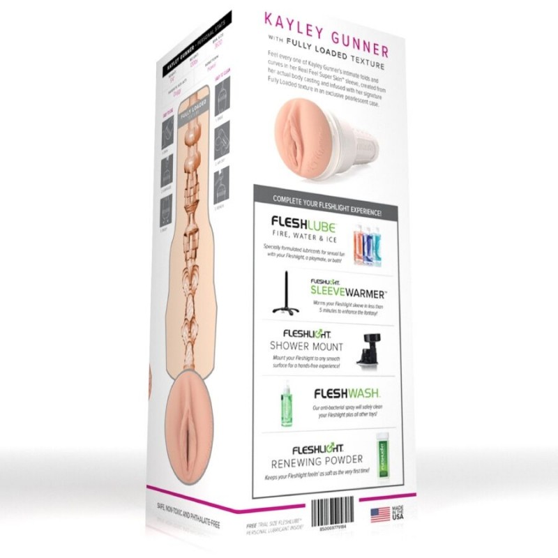 FLESHLIGHT KAYLEY GUNNER MASTURBADOR VAGINA
