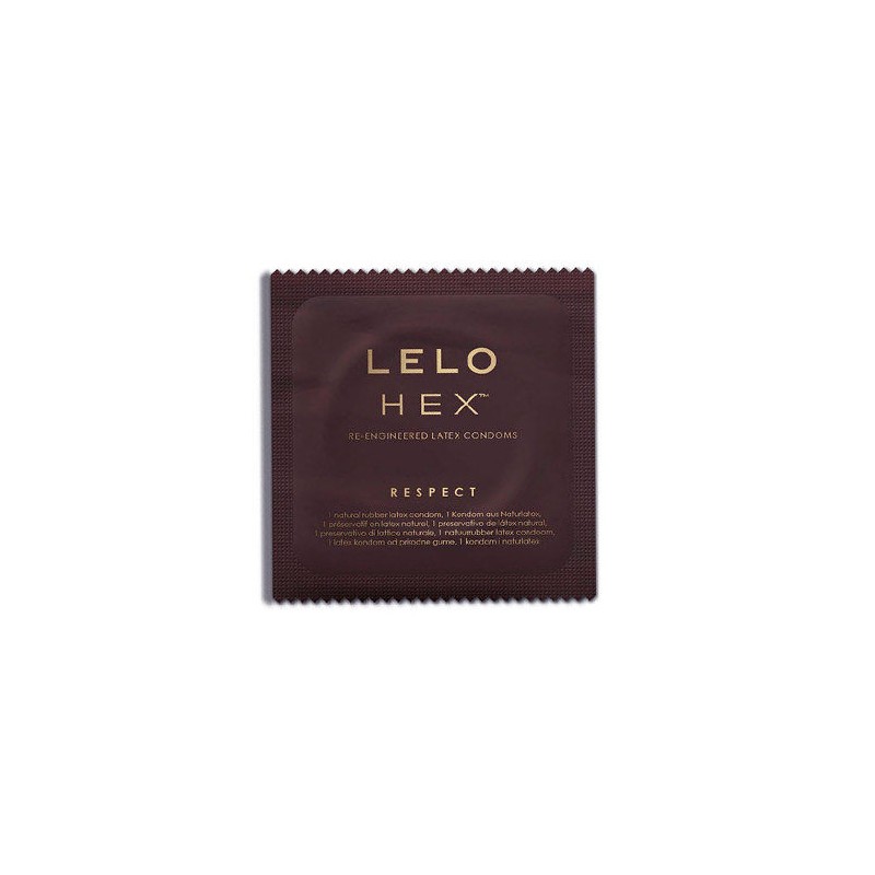 LELO HEX CONDOMS RESPECT XL 3 PACK