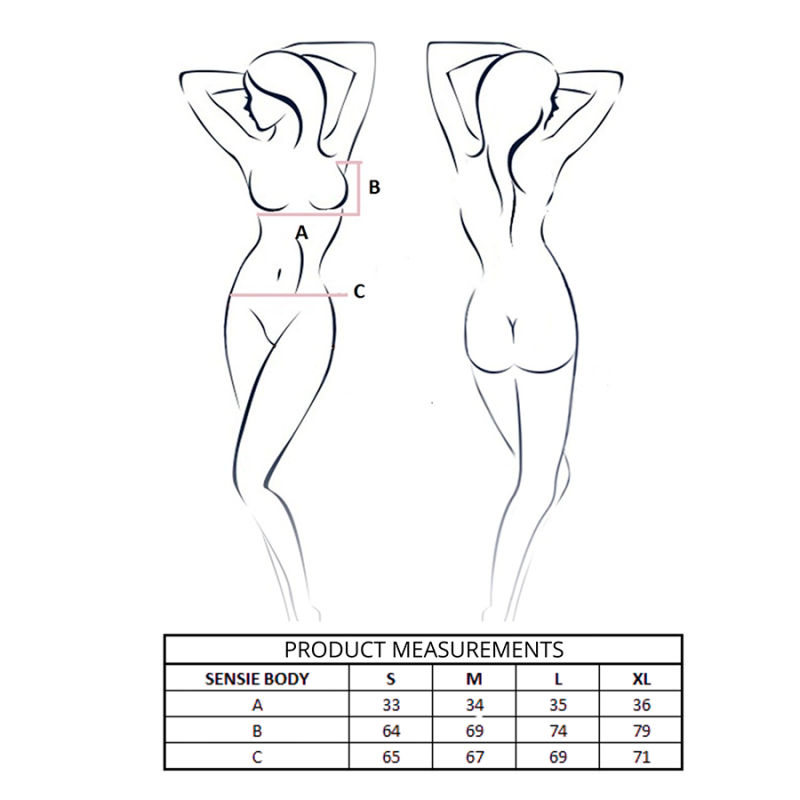 PASSION SENSIE BODY NEGRO S M