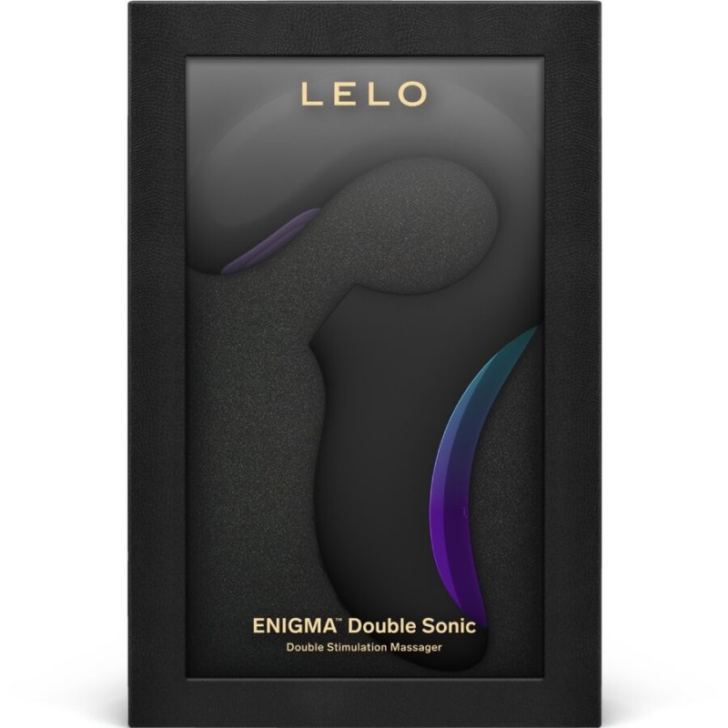 LELO ENIGMA DOUBLE SONIC VIBRADOR PUNTO G NEGRO