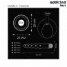 ADDICTED TOYS LIMPIADOR ANAL CON ADAPTADOR UNIVERSAL MODELO 5