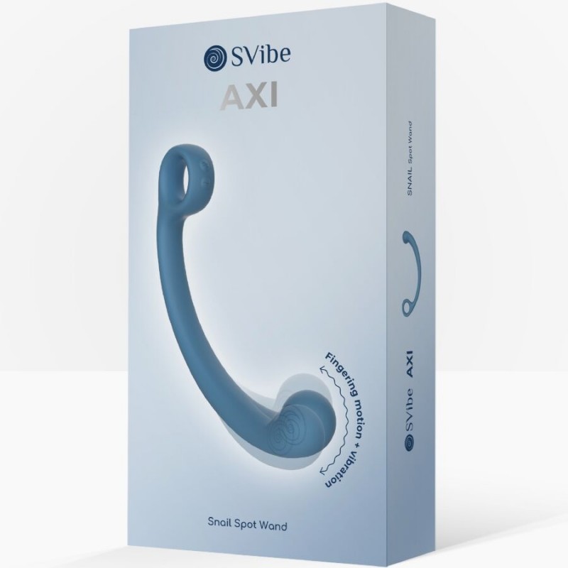 SNAIL VIBE AXI VARITA DE MASAJE VIBRADORA AZUL