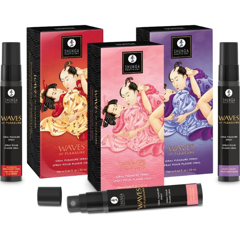 SHUNGA WAVES PLEASURE SPRAY ORAL SEDUCTOR FRUTAS EXaTICAS 20 ML