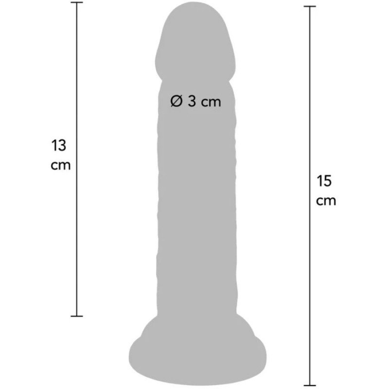 GET REAL PENE REALaSTICO DELUXE 15 CM