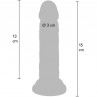 GET REAL PENE REALaSTICO DELUXE 15 CM