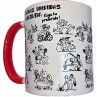 DIABLO PICANTE TAZA BLANCA POSTURAS KAMASUTRA ASA ROJA 370 ML