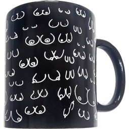 DIABLO PICANTE TAZA NEGRA TETAS 370 ML