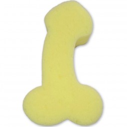 DIABLO PICANTE ESPONJA FORMA DE PENE AMARILLA