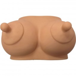 DIABLO PICANTE HUCHA FORMA DE TETAS TONO CLARO
