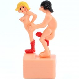 DIABLO PICANTE MUaECO BROMA POSTURA SEXUAL POR DETRaS CON CUERDA
