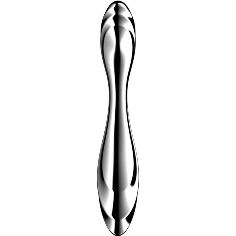 SATISFYER PURE GRAVITY 2 DILDO ACERO INOXIDABLE DOBLE USO