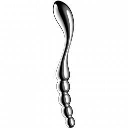 SATISFYER STAR FORCE 1 DILDO ACERO INOXIDABLE DOBLE USO