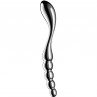 SATISFYER STAR FORCE 1 DILDO ACERO INOXIDABLE DOBLE USO