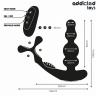 ADDICTED TOYS MASAJEADOR PROSTaTICO ROTATORIO CONTROL REMOTO