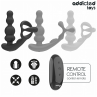 ADDICTED TOYS MASAJEADOR PROSTaTICO ROTATORIO CONTROL REMOTO
