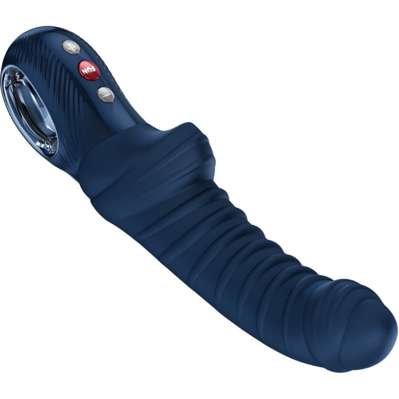 FUN FACTORY TIGER VIBRADOR PUNTO G AZUL OSCURO