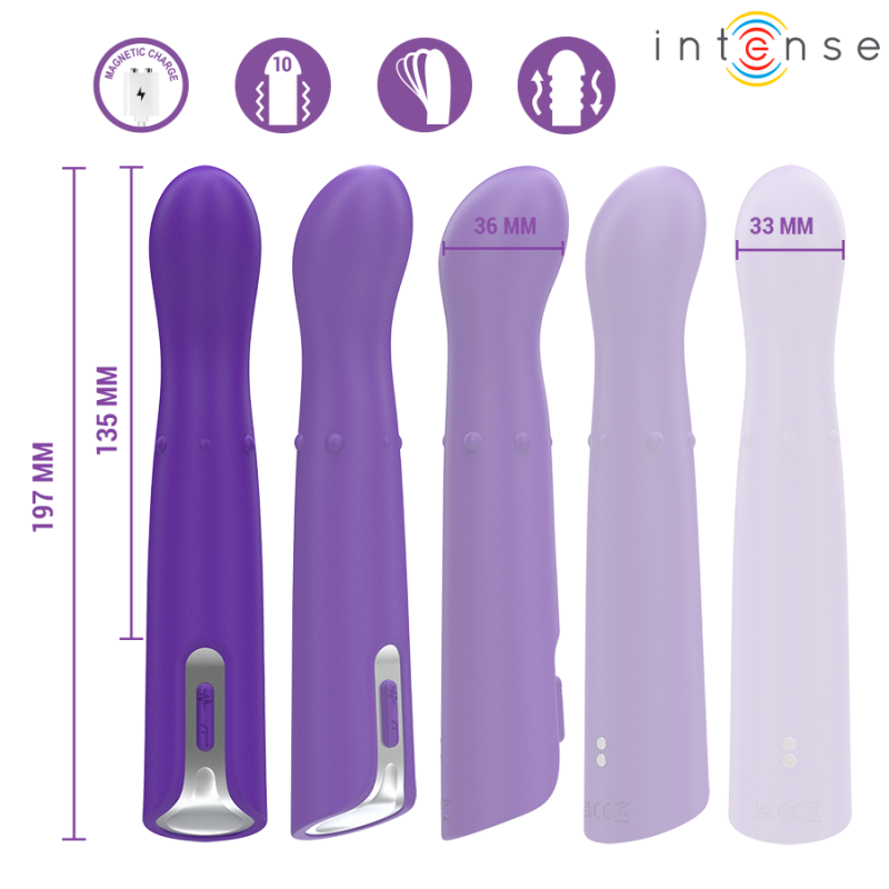 INTENSE HELENA VIBRADOR UP DOWN MODO BEADS 135 CM