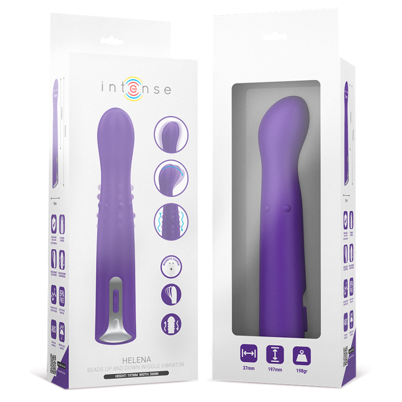 INTENSE HELENA VIBRADOR UP DOWN MODO BEADS 135 CM