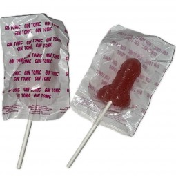DIABLO GOLOSO 1 PIRULETA PENE GIN TONIC FRESA 10 ALCOHOL