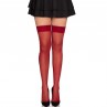LEG AVENUE 1957 MEDIAS DE LIGUERO CON FLORES ROJAS TALLA aNICA