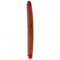 GET REAL DILDO DOBLE DONG DE SILICONA CARAMELO 40 CM