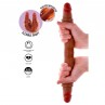 GET REAL DILDO DOBLE DONG DE SILICONA CARAMELO 40 CM