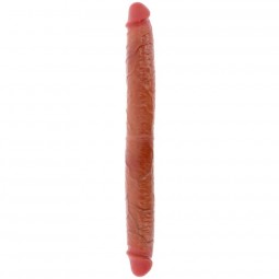 GET REAL DILDO DOBLE DONG DE SILICONA CARAMELO 46 CM