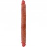 GET REAL DILDO DOBLE DONG DE SILICONA CARAMELO 46 CM