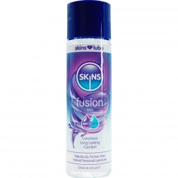 SKINS FUSION LUBRICANTE HaBRIDO BASE DE AGUA SILICONA 130 ML
