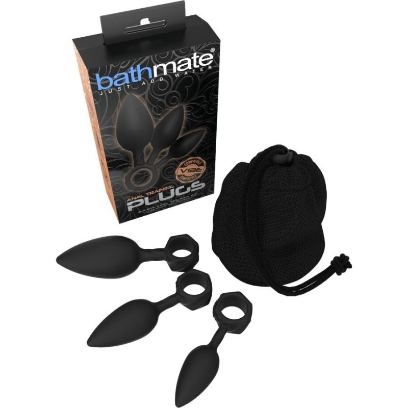 BATHMATE KIT DE ENTRENAMIENTO 3 PLUGS ANALES
