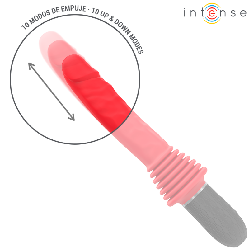 INTENSE CYNTHIA VIBRADOR THRUSTING CONTROL REMOTO CON CALOR