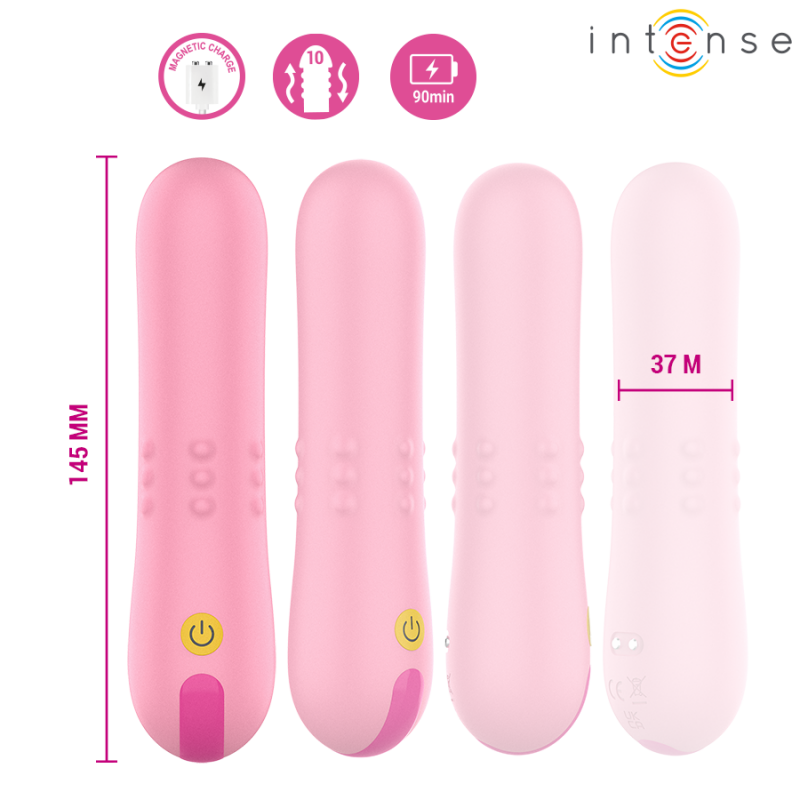 INTENSE BARBARA VIBRADOR CON PERLAS GIRATORIAS