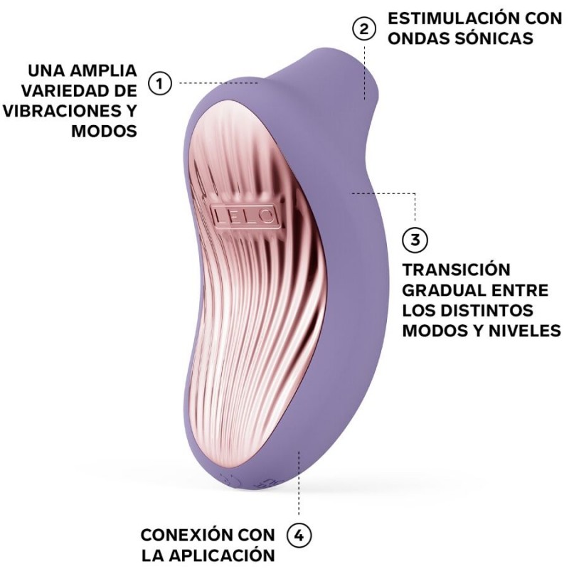 LELO SONA 3 MASAJEADOR SaNICO DE CLaTORIS VIOLETA