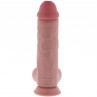 GET REAL PENE REALaSTICO DELUXE CON TESTaCULOS EXTRA GRUESO 25 CM