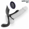 ADDICTED TOYS ANILLO DOBLE PARA EL PENE CON ESTIMULADOR DE CLaTORIS